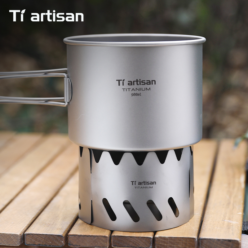 Tiartisan Titanium Wind Shield - đánh giá và giá Camping Cooking Alcohol
