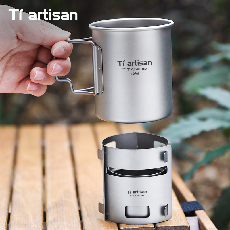 Tiartisan Titanium Wind Shield - đánh giá và giá Camping Cooking Alcohol