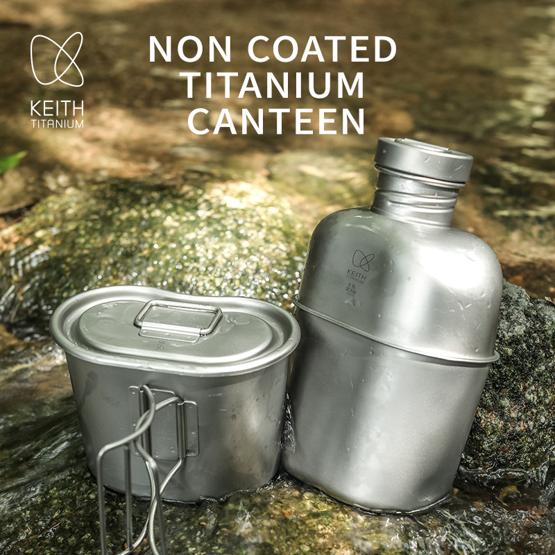 KEITH  Pure Titanium Canteen M - đánh giá và giá Mess Kit Titanium