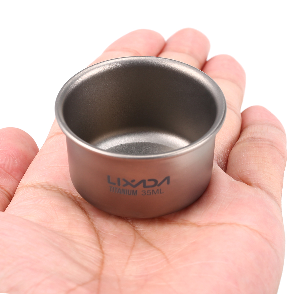 1/3pcs Lixada 35ml Mini Titani - đánh giá và giá Camping Cooking Mug