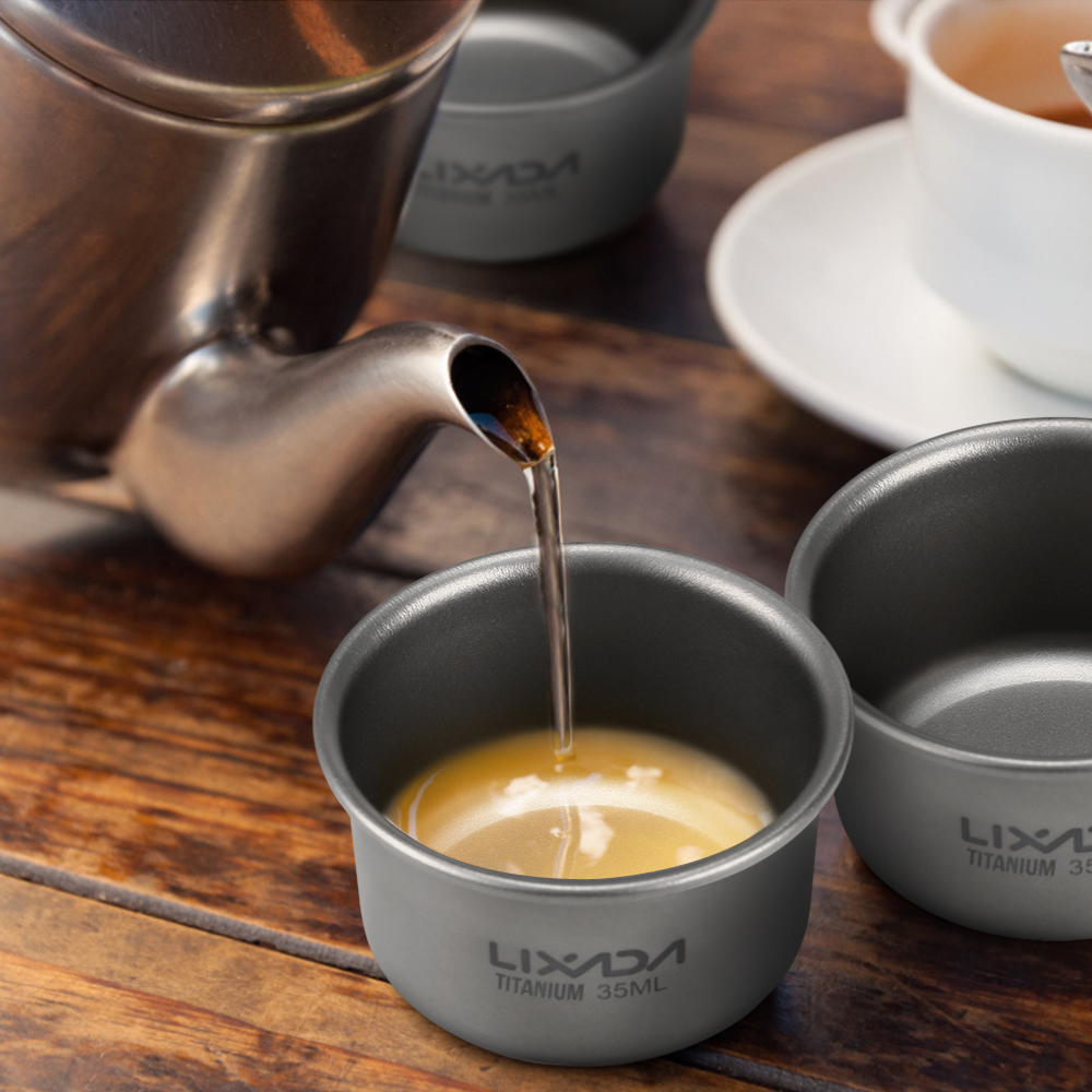1/3pcs Lixada 35ml Mini Titani - đánh giá và giá Camping Cooking Mug