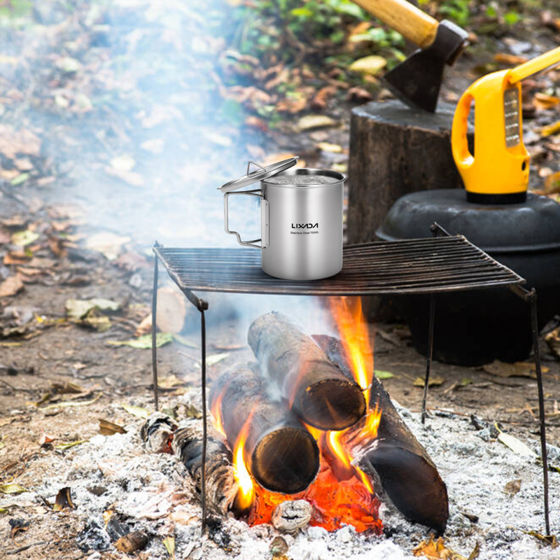 Lixada 750ml Cup Outdoor Stain - đánh giá và giá Camping Cooking Mug