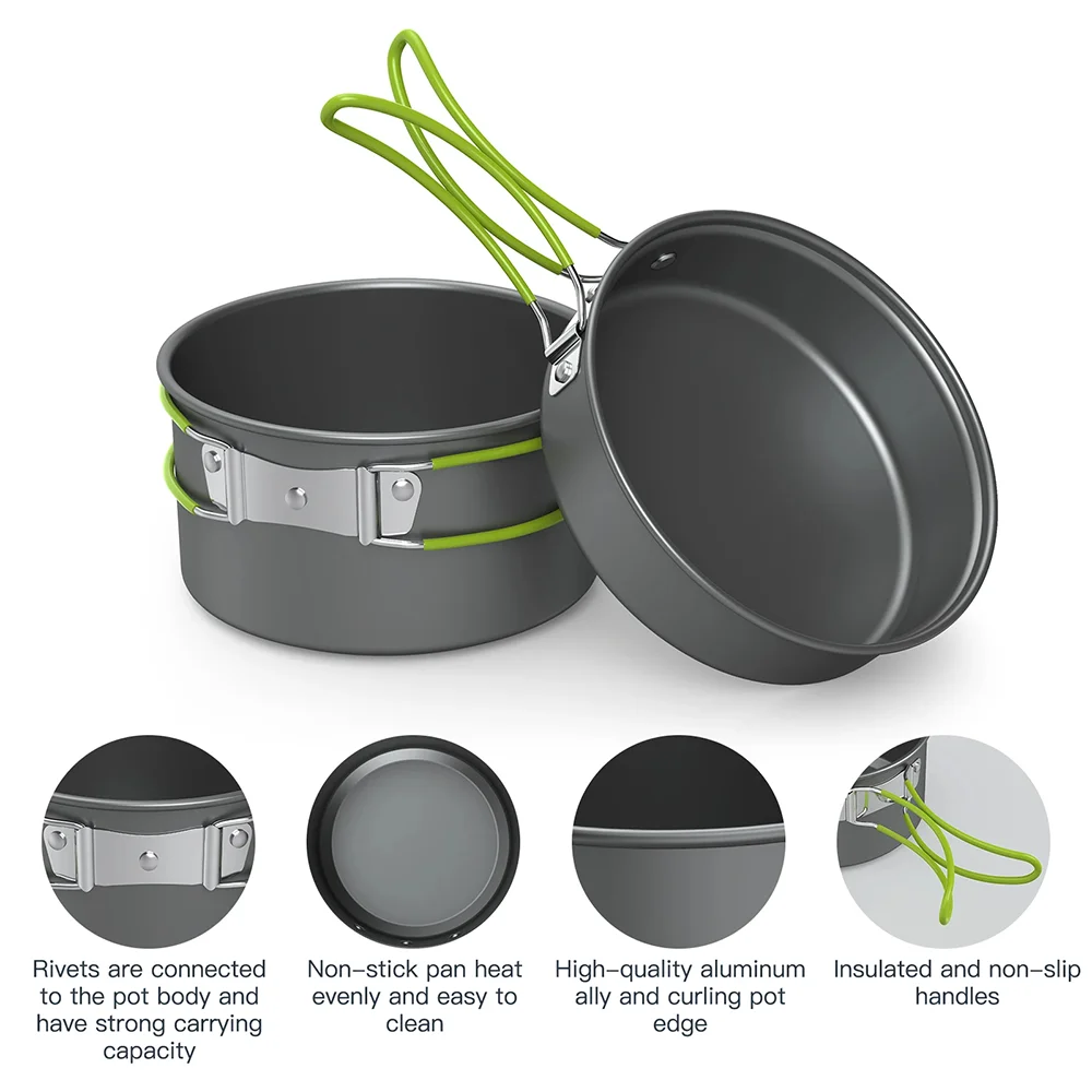 Outdoor Cooking Camping utensi - đánh giá và giá Camping Cooking All In One