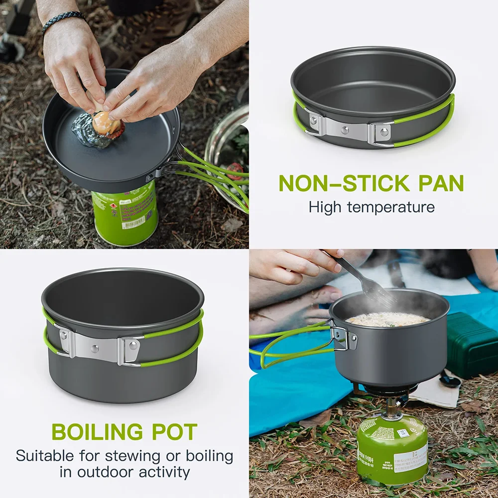 Outdoor Cooking Camping utensi - đánh giá và giá Camping Cooking All In One