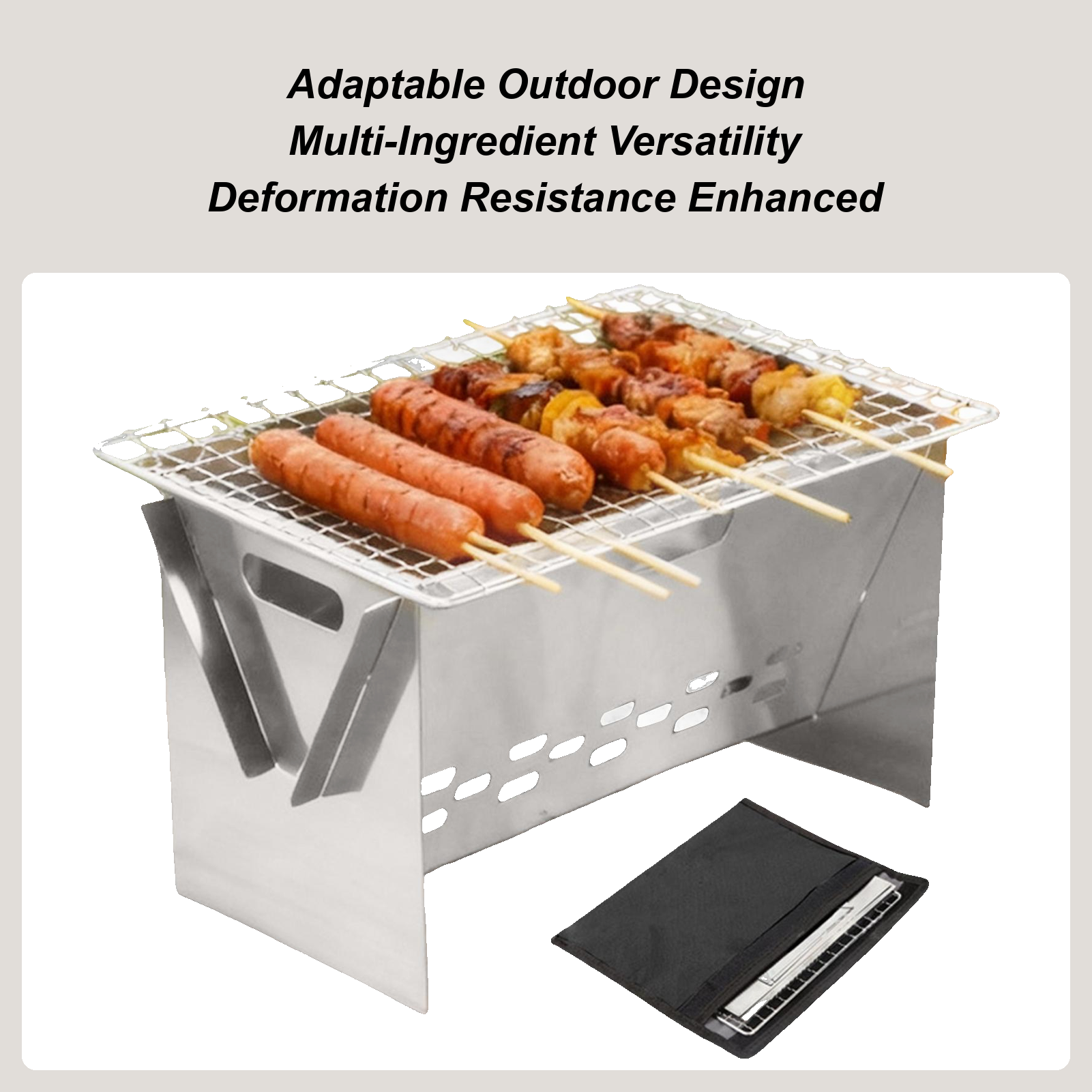 Stainless steel Charcoal Grill - đánh giá và giá Camping Cooking Fire Pit