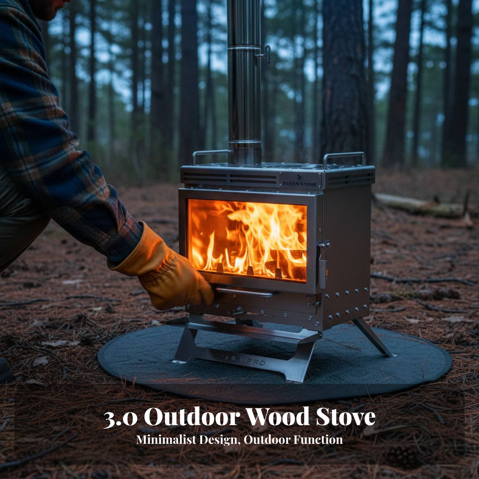 GreenStove Fire Pit 33rd Gen C - đánh giá và giá Camping Cooking Fire Pit