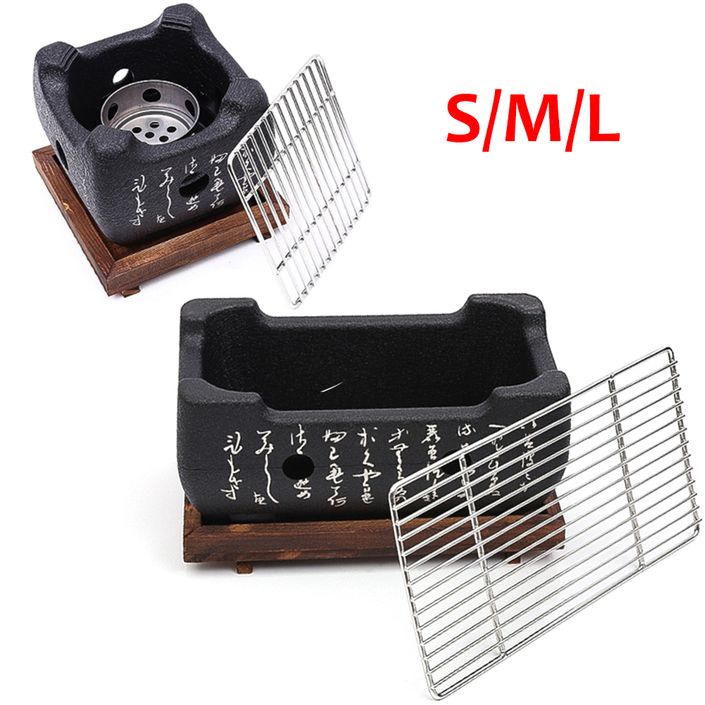 Smokeless Portable Grill Korea - đánh giá và giá Camping Cooking Alcohol