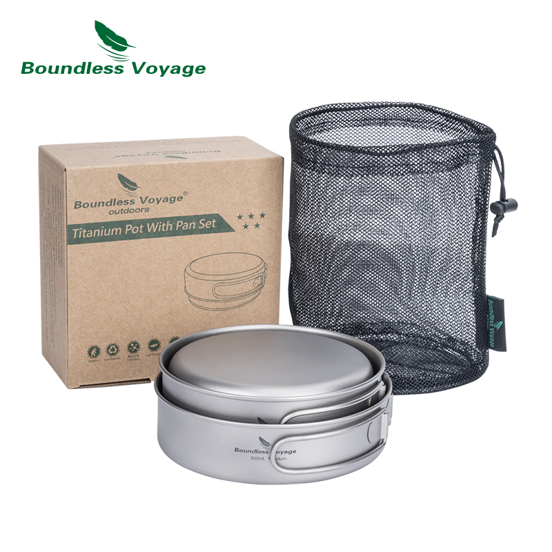 Boundless Voyage Outdoor Ultra - đánh giá và giá Mess Kit Titanium