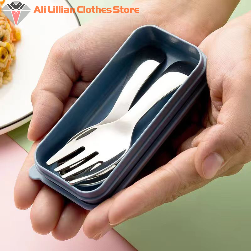 Mini Portable Spoon Fork Table - đánh giá và giá Camping Cooking Cutlery Set