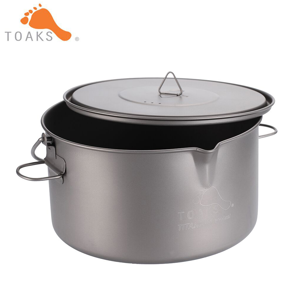 TOAKS TITANIUM POT WITH BAIL H - đánh giá và giá Mess Kit Titanium