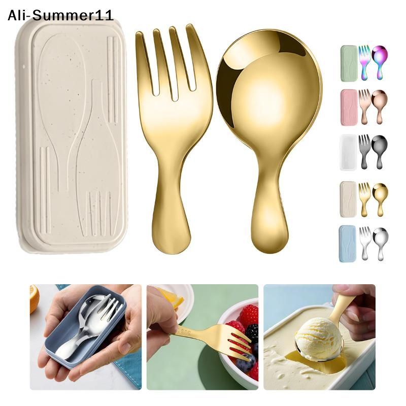 【A6L】Steel Tableware Set Spoon - đánh giá và giá Camping Cooking Cutlery Set