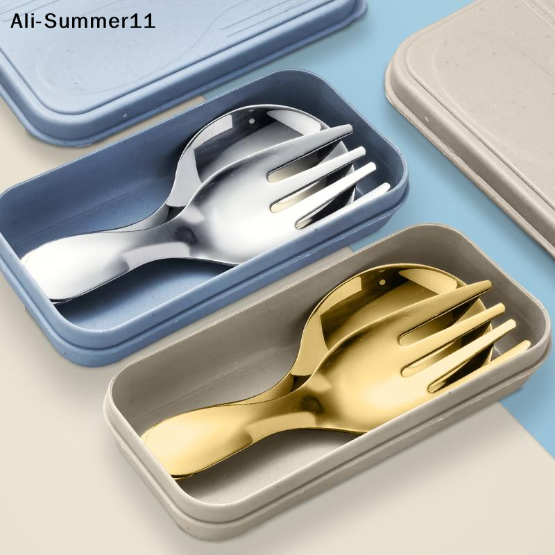 【A6L】Steel Tableware Set Spoon - đánh giá và giá Camping Cooking Cutlery Set