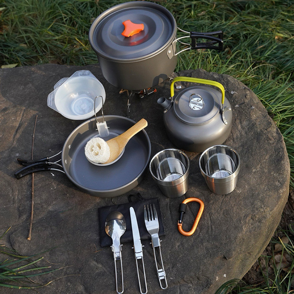 Hot Sales Camping Cookware Set - đánh giá và giá Camping Cooking Cup