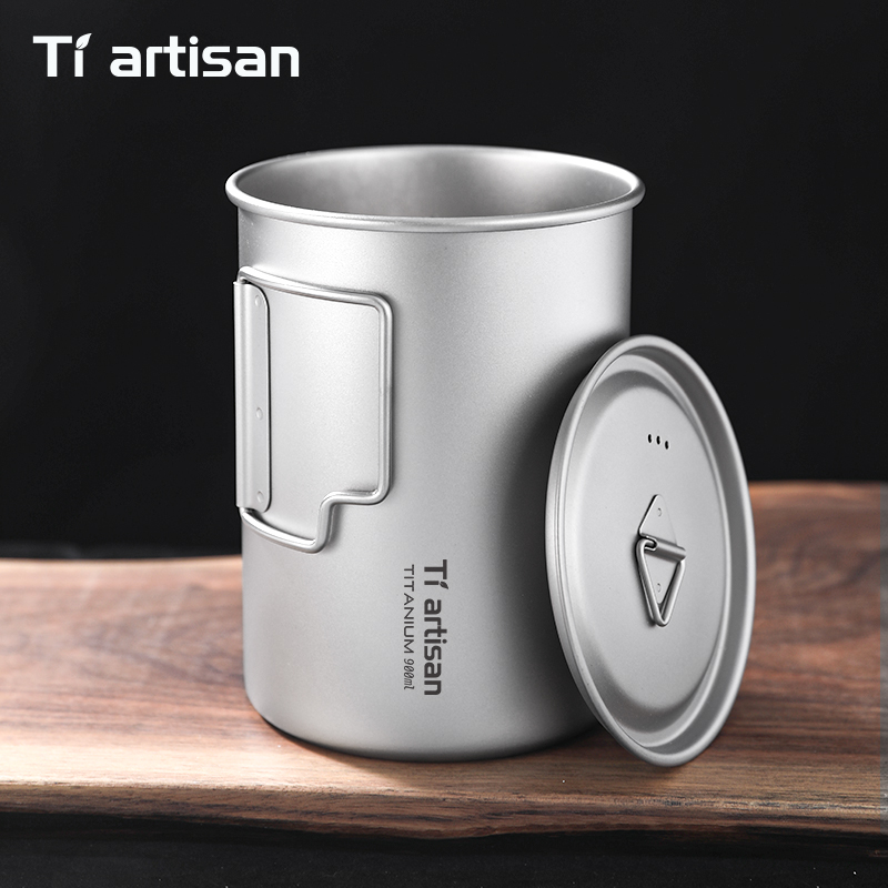 Tiartisan 750ml/ 900ml Titaniu - đánh giá và giá Camping Cooking Mug