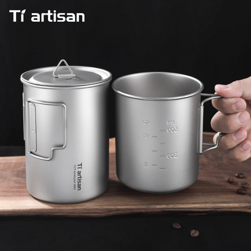 Tiartisan 750ml/ 900ml Titaniu - đánh giá và giá Camping Cooking Mug
