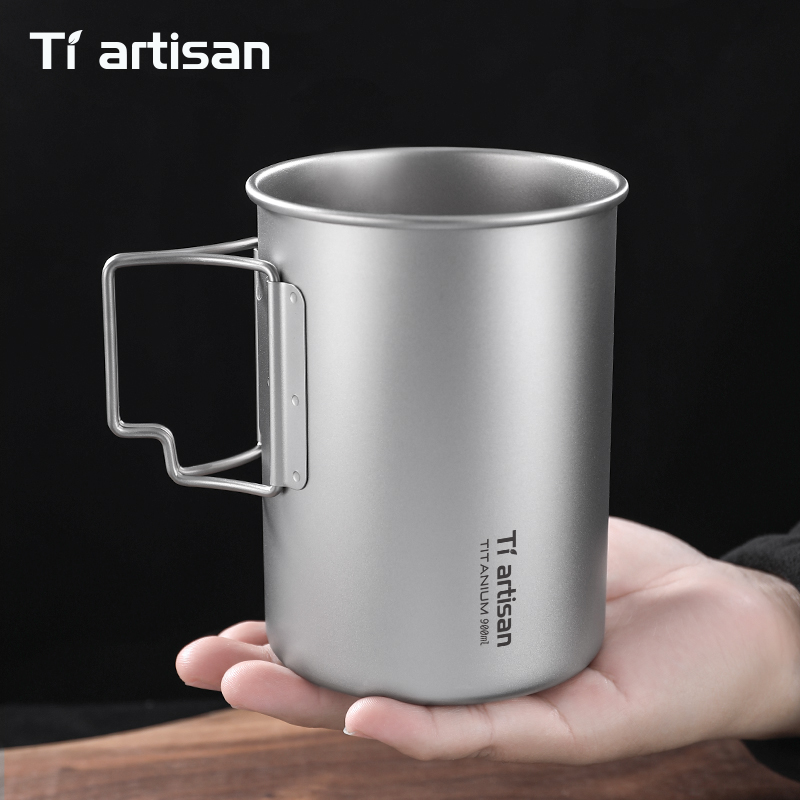 Tiartisan 750ml/ 900ml Titaniu - đánh giá và giá Camping Cooking Mug