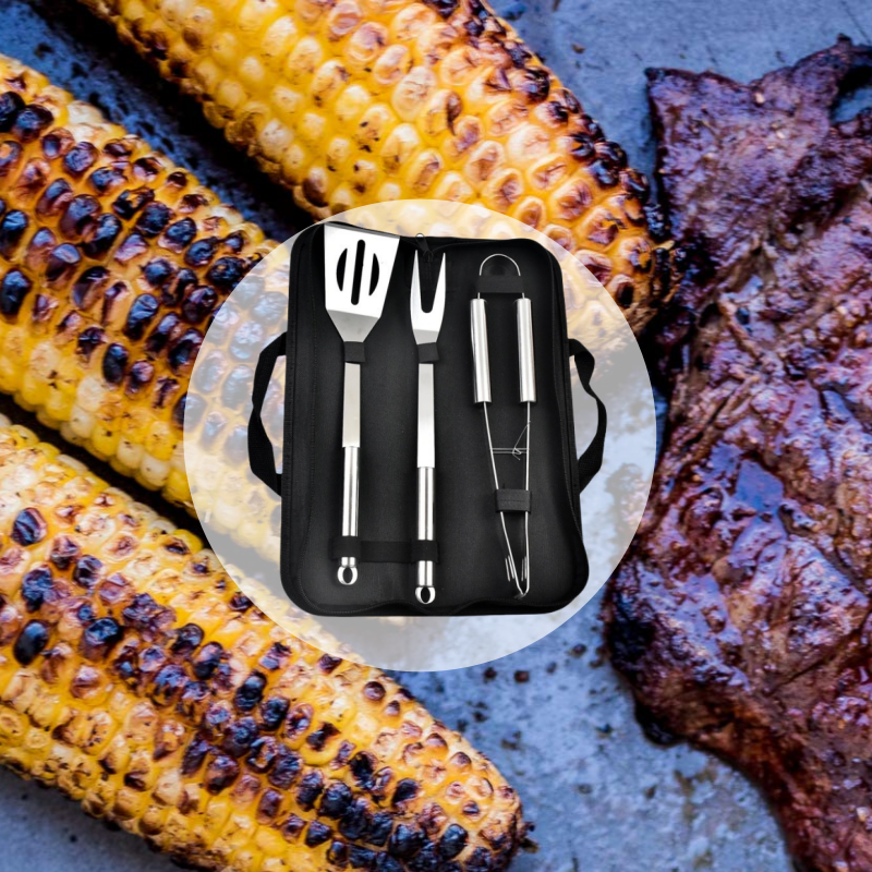 BBQ Tools Set Barbecue Utensil - đánh giá và giá Camping Cooking All In One
