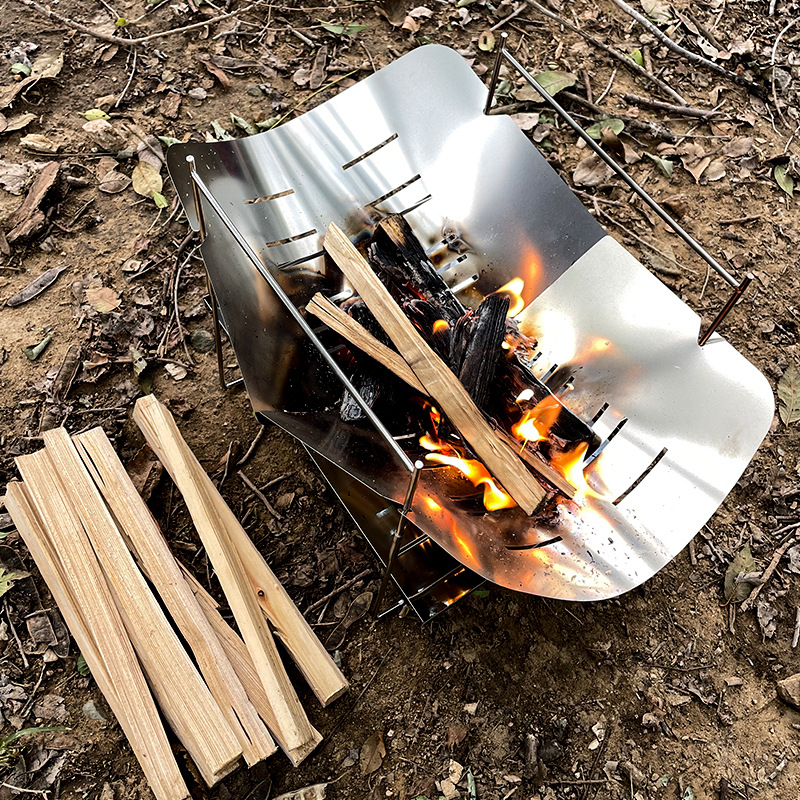 Wood Burning Camping Stove Por - đánh giá và giá Camping Cooking Fire Pit