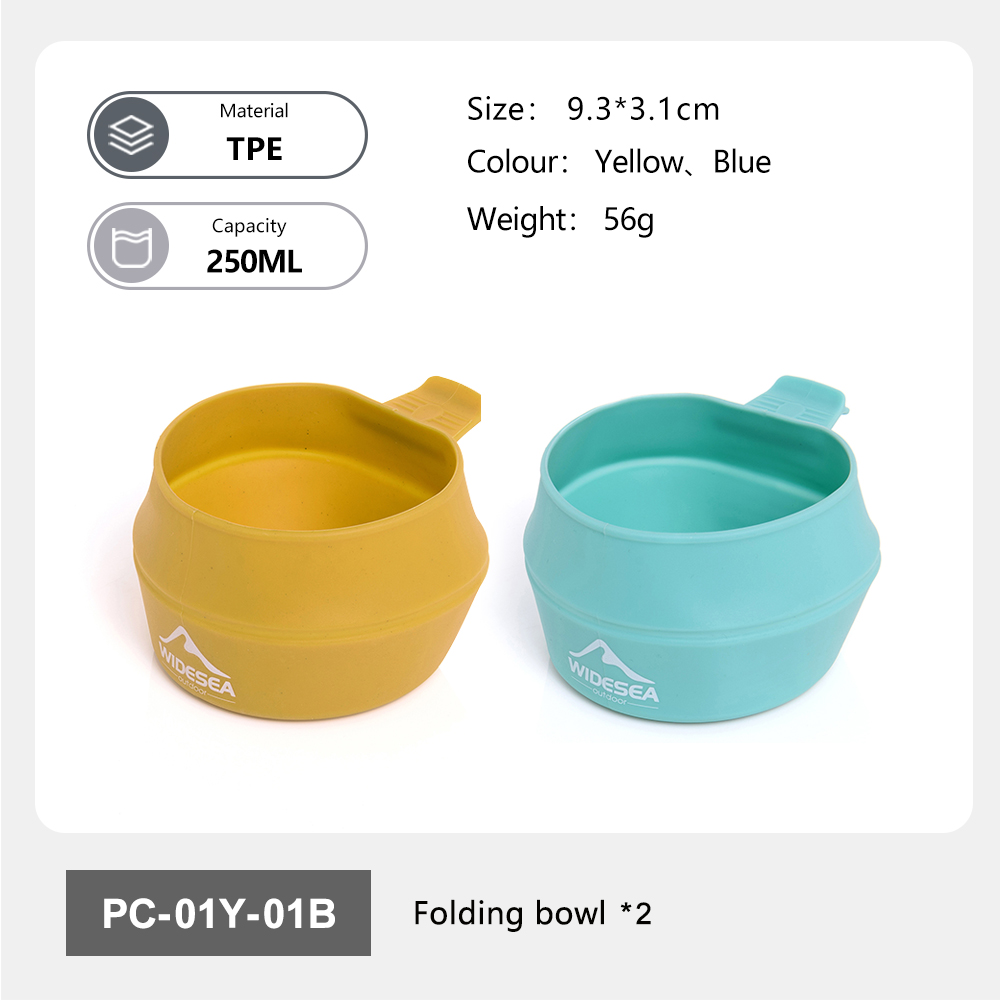 Widesea Camping 250ml Soft Fol - đánh giá và giá Camping Cooking Mug