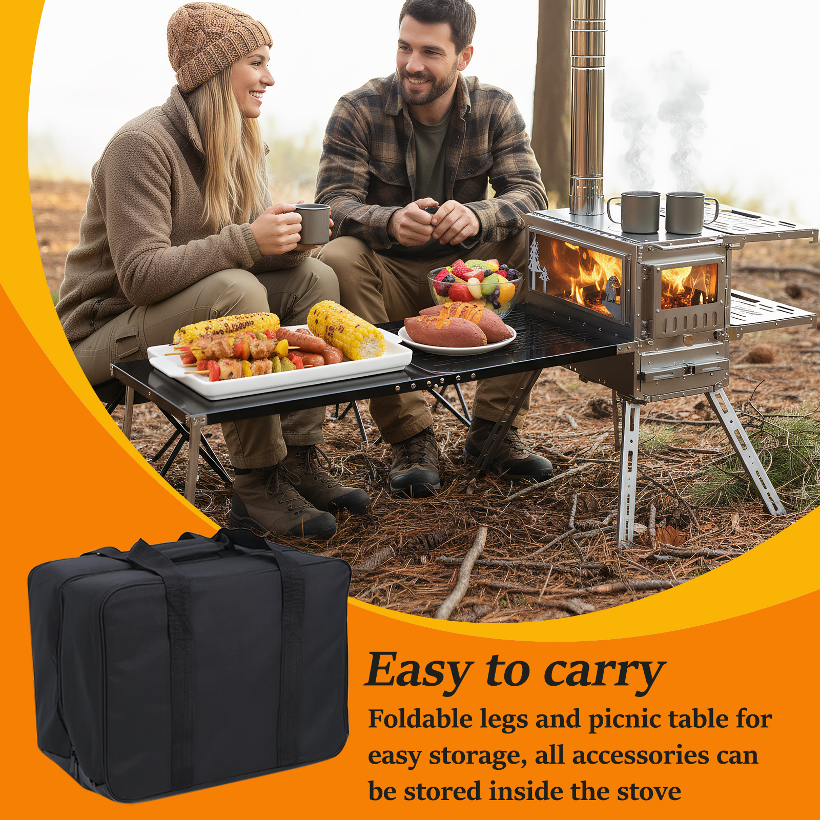 Hot Tent Stove with Oven & Cam - đánh giá và giá Camping Cooking Ovens